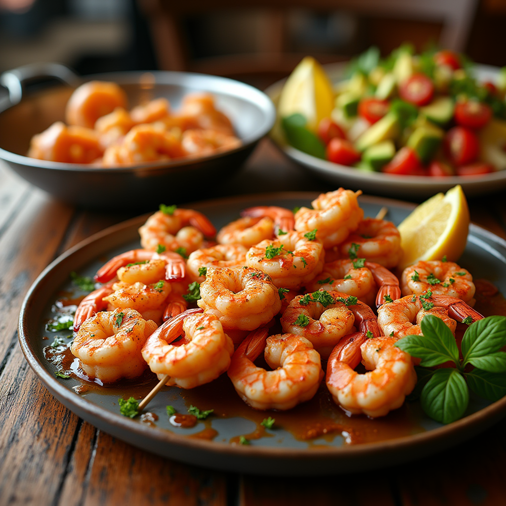 variety of fresh shrimp dishes3