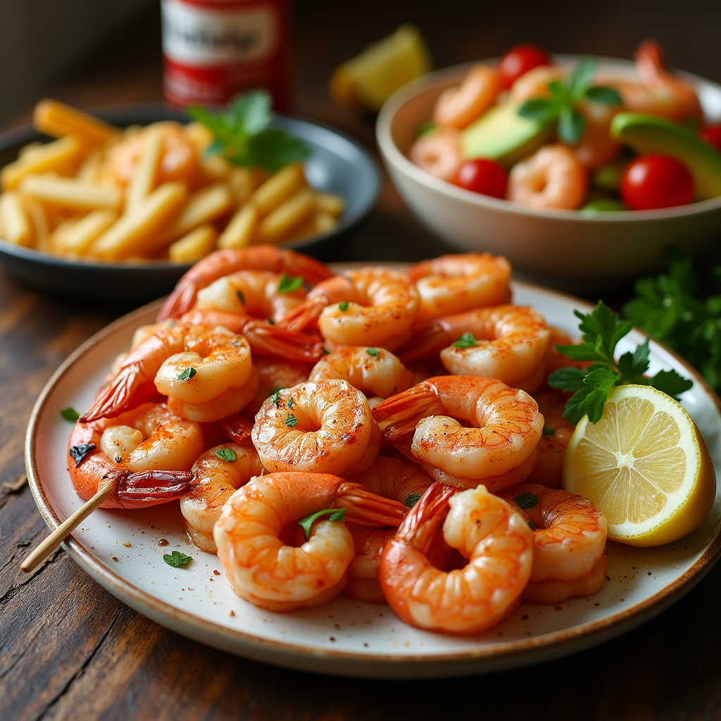 variety of fresh shrimp dishes4