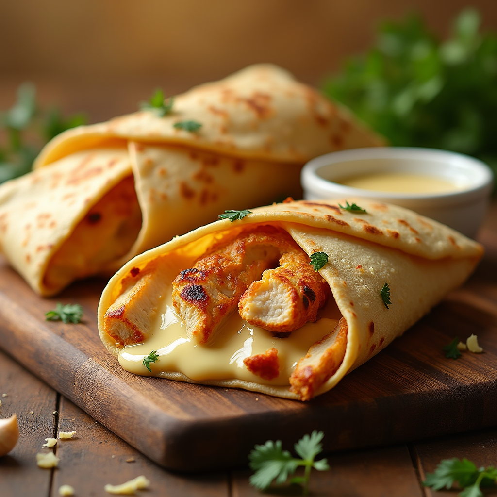 Savory Chicken Wraps