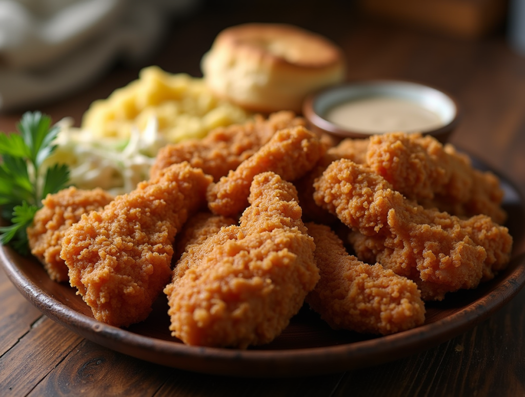 Southern fried chicken