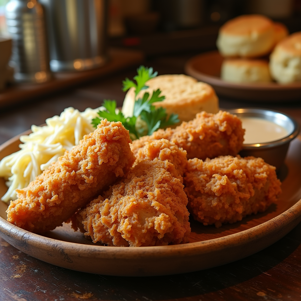 Southern fried chicken