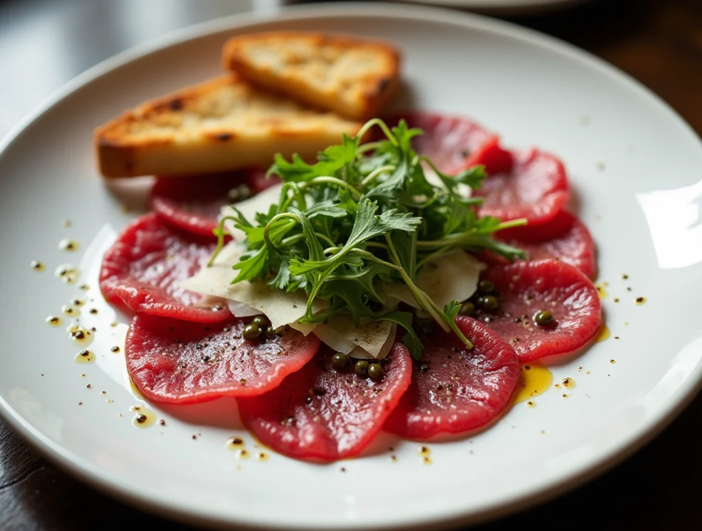 beef carpaccio