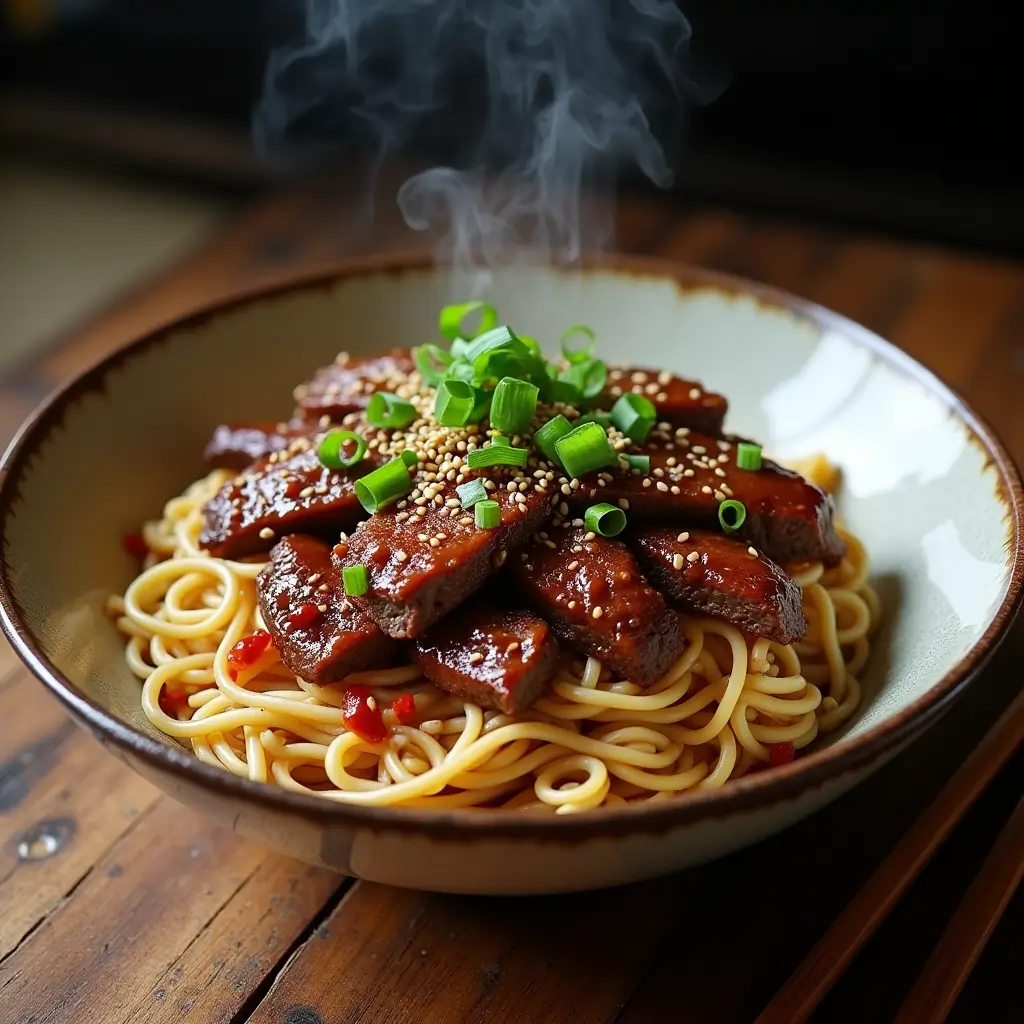 Hoisin Beef Noodles Recipe