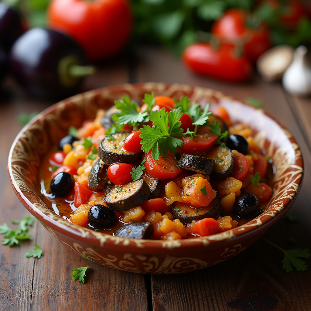 Zaalouk: The Moroccan Eggplant & Tomato Salad Everyone Loves