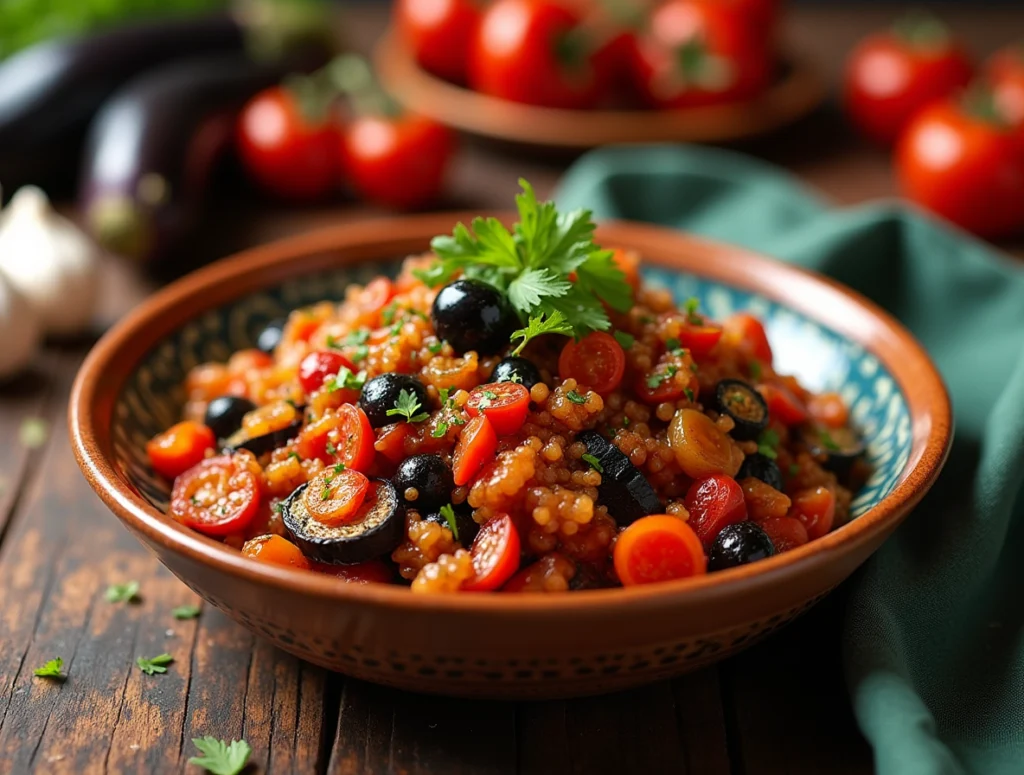 Zaalouk: The Moroccan Eggplant & Tomato Salad Everyone Loves