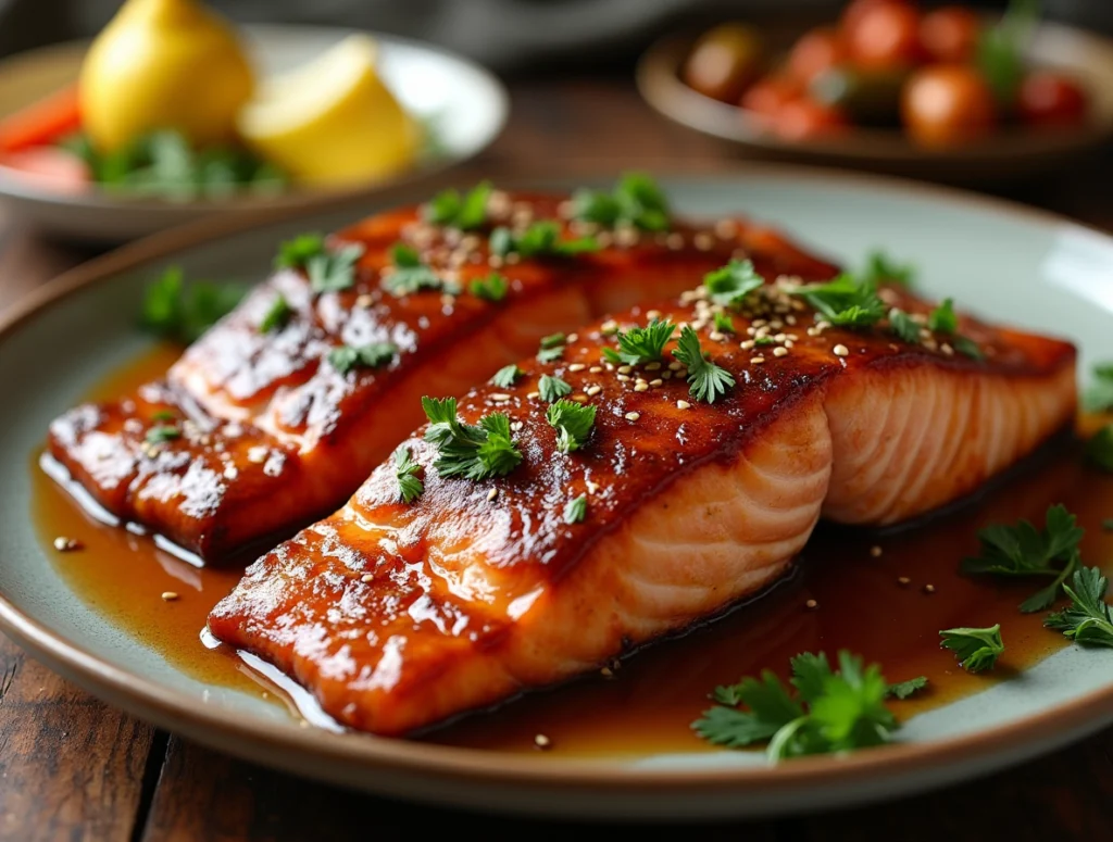 Brown Sugar Glaze Salmon