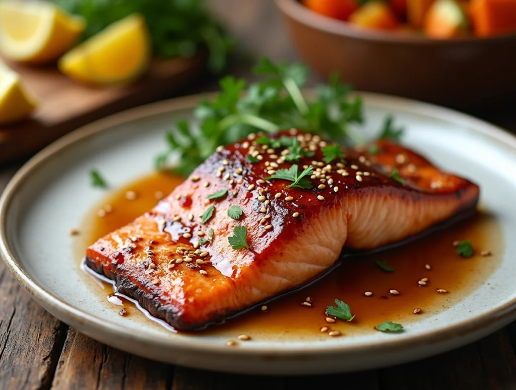 Brown Sugar Glaze Salmon