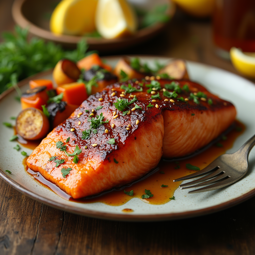 Brown Sugar Glaze Salmon