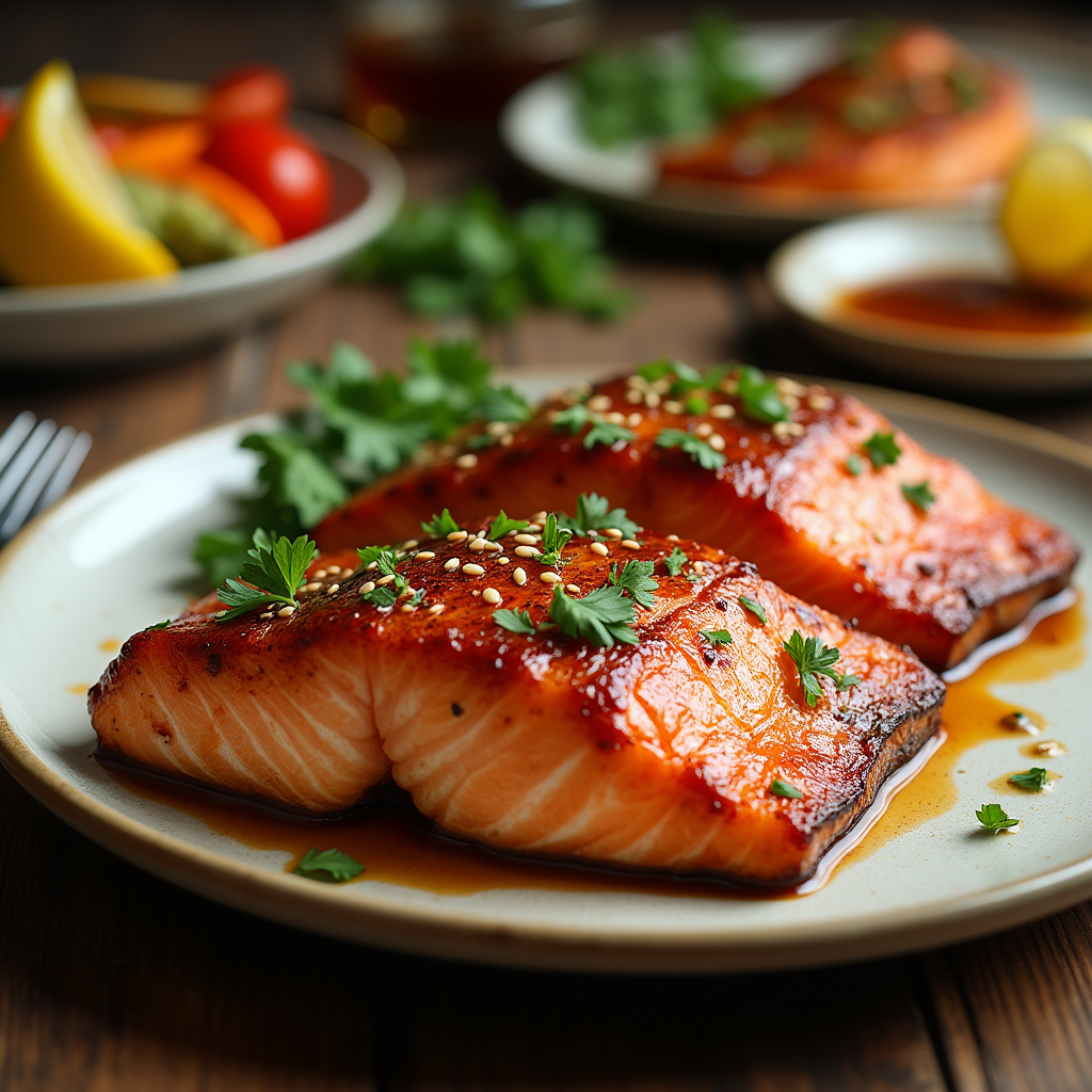 Brown Sugar Glaze Salmon