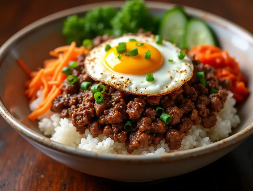 Korean Ground Beef Bowl