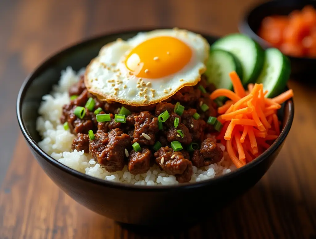 Korean Ground Beef Bowl