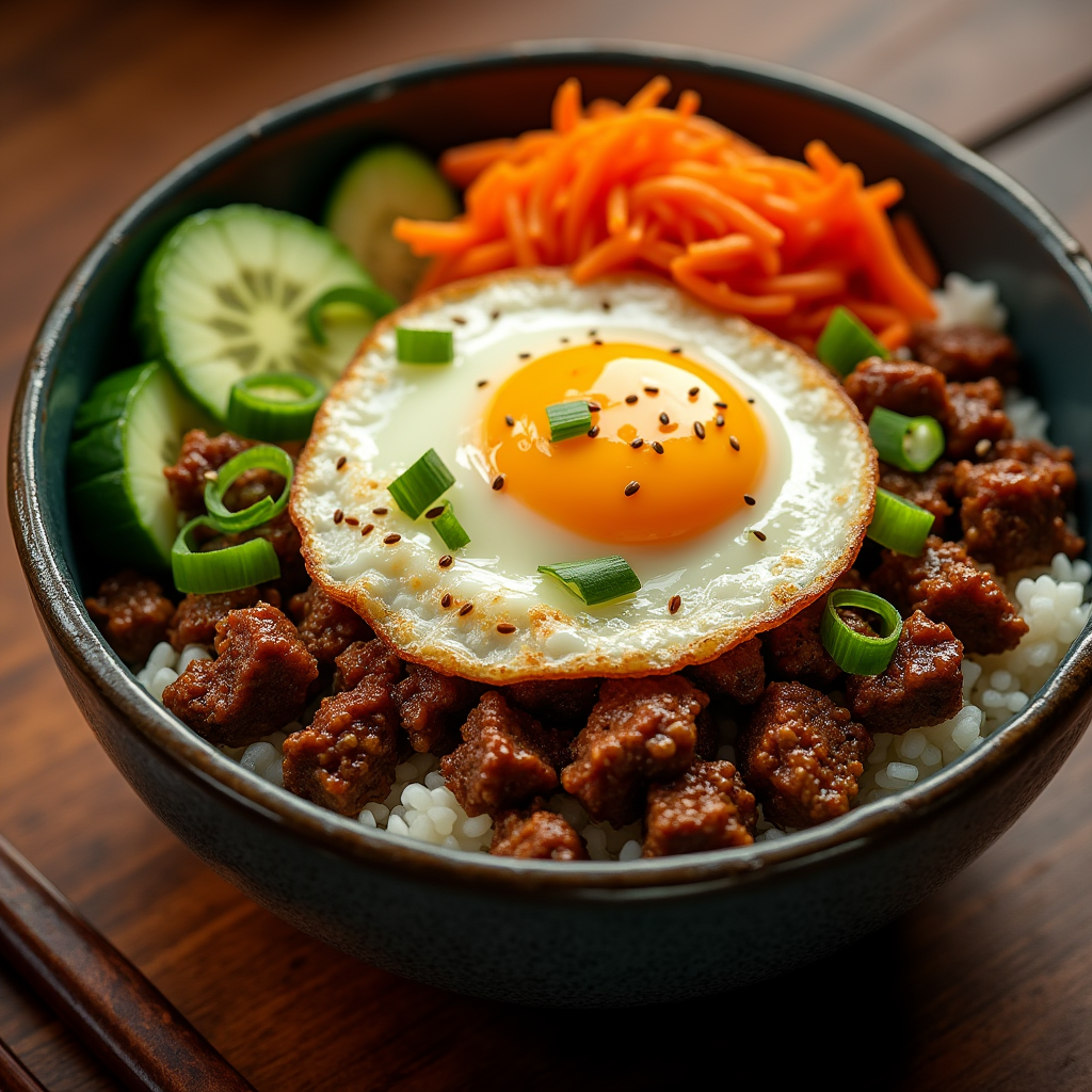 Korean Ground Beef Bowl