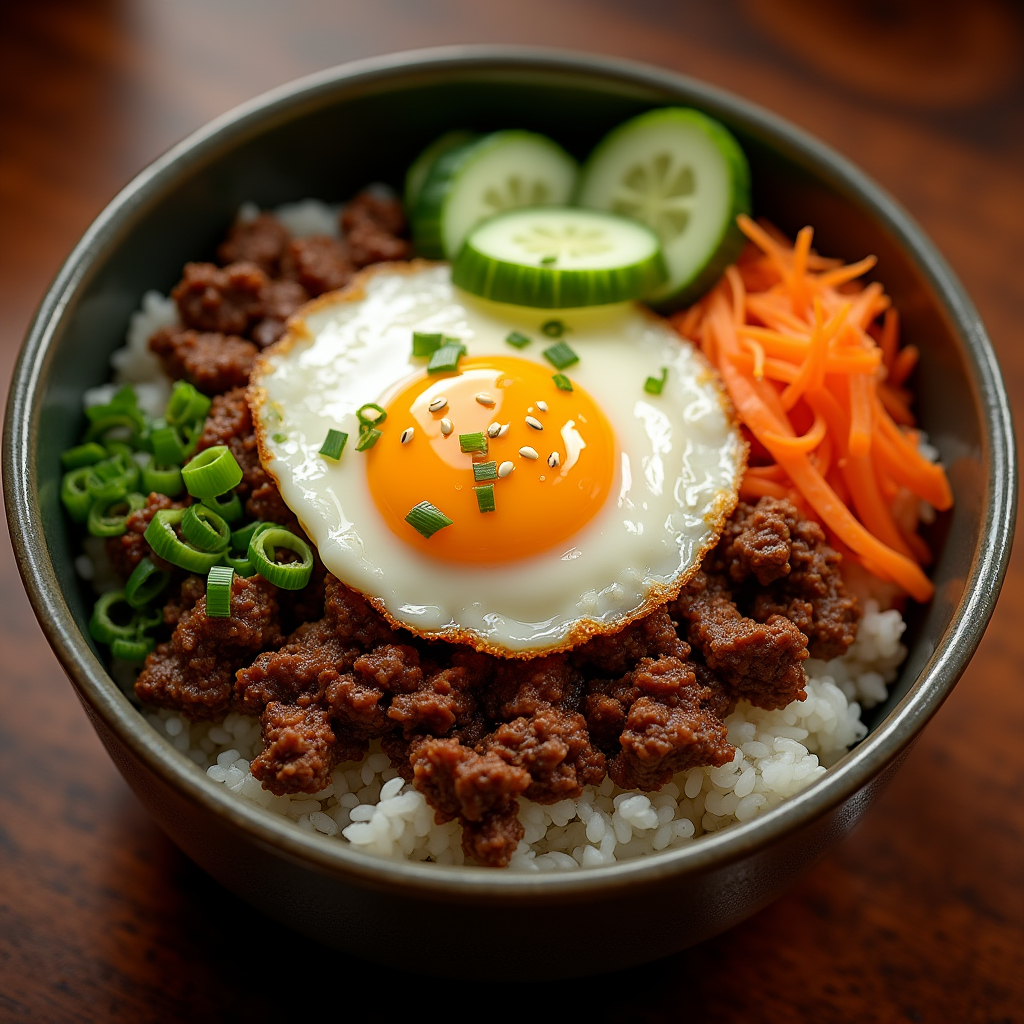 Korean Ground Beef Bowl