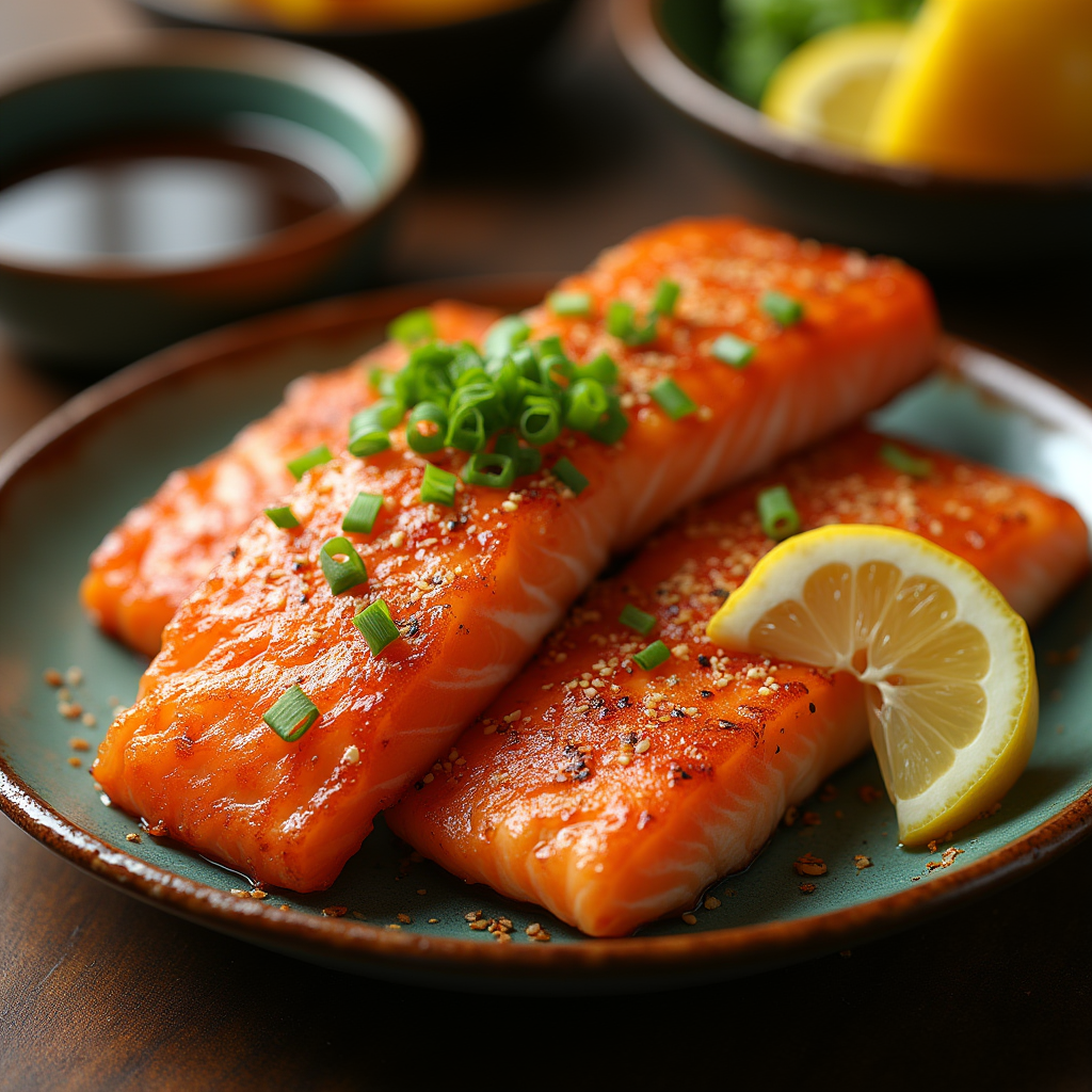 salmon belly pieces